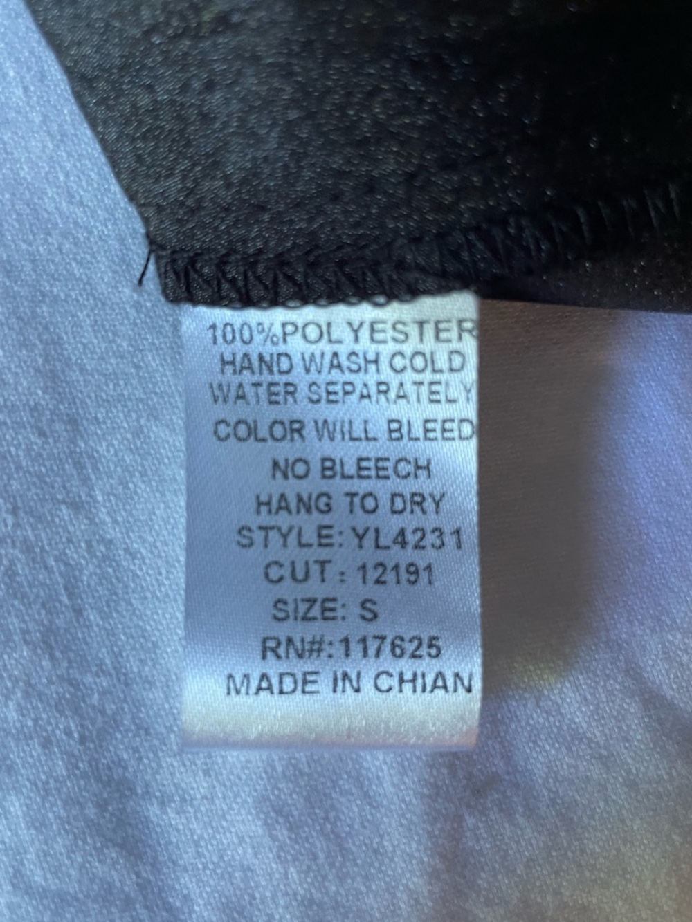 Vintage 90’s Club Black Ruffle Flower Halter Women’s Top - Picture 9 of 9